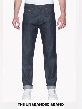 Men's unbranded jeans - colour Indigo Selvedge Denim - Size 38W